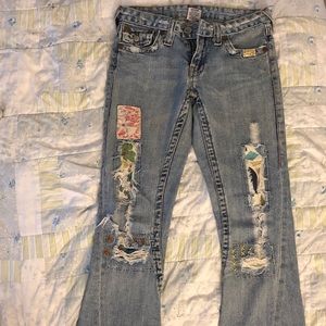 Woodstock ⚡️ True Religion Patchwork Flare Jeans⚡️